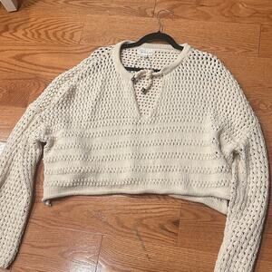 Cozy Beige Knit Sweater